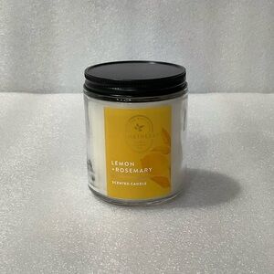 Bath and Body Works Aromatherapy Lemon and Rosemary Single Wick Candle